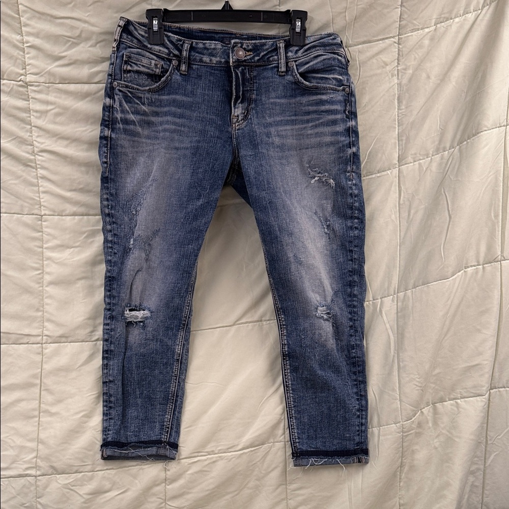 Silver Jeans Classic Denim capris